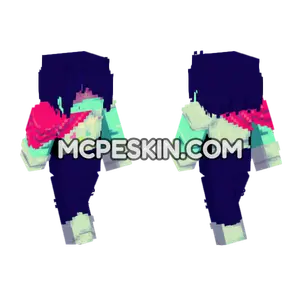 Kris Dark World Ver Deltarune Minecraft Bedrock skin