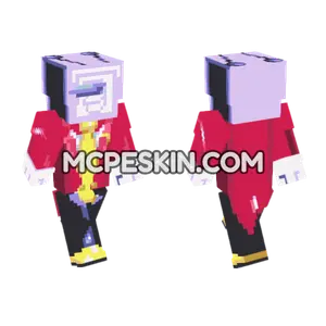 Kris Deltarune Minecraft Bedrock skin