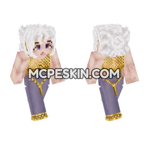 Lady Amalthea Amethyst Minecraft Bedrock skin
