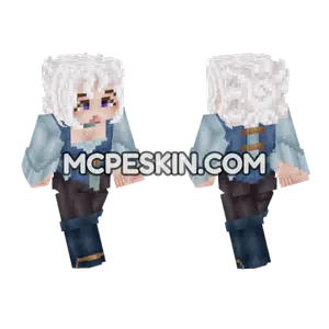 Lady Amalthea Blue Swashbuckling Minecraft Bedrock skin