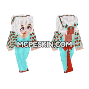 Lady Amalthea Coming Up Roses Minecraft Bedrock skin
