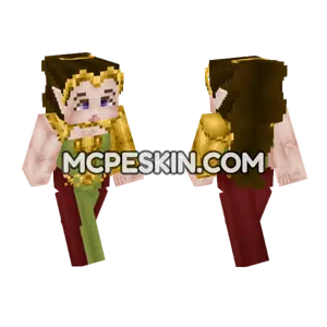 Lady Amalthea Elven Noble Minecraft Bedrock skin