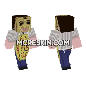 Leatherface 6074799 Minecraft Bedrock skin