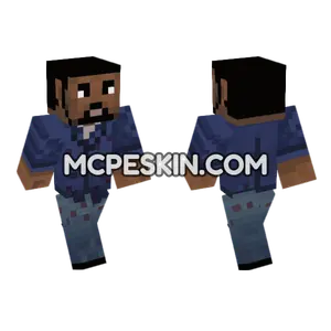 Lee Everett Minecraft Bedrock skin