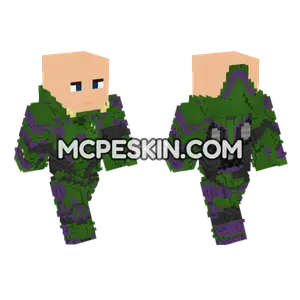 Lex Luthor Warsuit Minecraft Bedrock skin