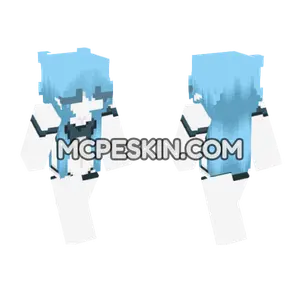 Light Blue Anime Hair