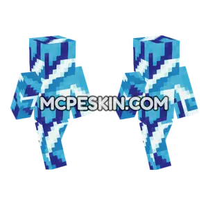 Light Blue Glazed Terracotta Minecraft Bedrock skin