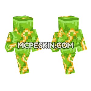 Lime Glazed Terracotta Minecraft Bedrock skin