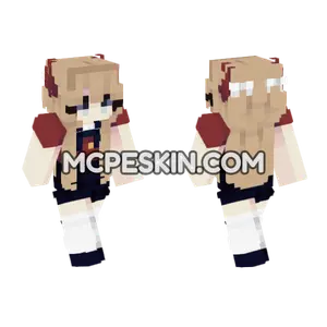 Lisa Maid Outfit Minecraft Bedrock skin