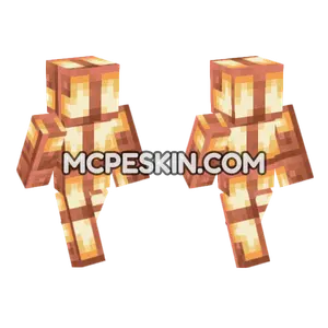 Lit Copper Bulb Minecraft Bedrock skin