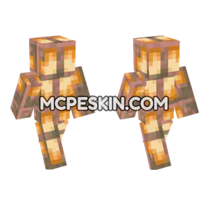 Lit Exposed Copper Bulb Minecraft Bedrock skin