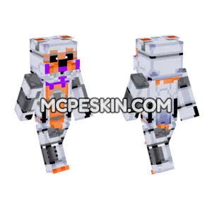 Lolbit Fnaf Vr Minecraft Bedrock skin