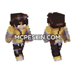 Lomedy Steampunk Girl Minecraft Bedrock skin