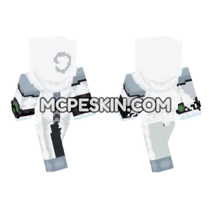 Low Quality Snow Cultist Minecraft Bedrock skin