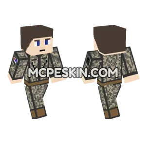 Lt Moyers FTWD Minecraft Bedrock skin