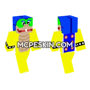 Ludwig Von Koopa Minecraft Bedrock skin