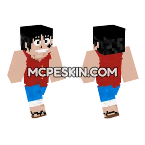 Luffy PTS V2 Minecraft Bedrock skin