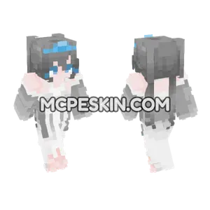 Lumi Blue Hat Minecraft Bedrock skin