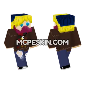 Lunna Fall Winter Skin Minecraft Bedrock skin