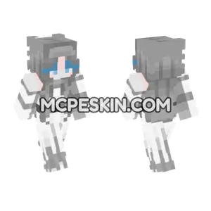 Lyra Grey Outfit Minecraft Bedrock skin