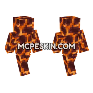 Magma Block Skin Minecraft Bedrock skin