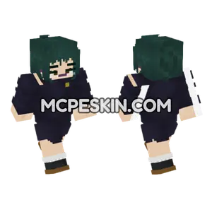 Maki Zenin Minecraft Bedrock skin
