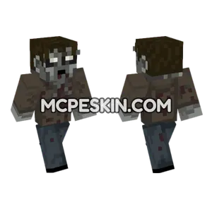 Male Zombie Minecraft Bedrock skin