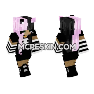 Mall Goth Skin Minecraft Bedrock skin
