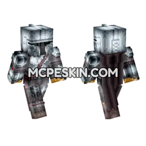 Mandalorian Hunter Armor Minecraft Bedrock skin