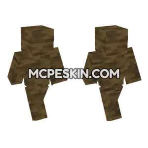 Mangrove Log Outfit Minecraft Bedrock skin