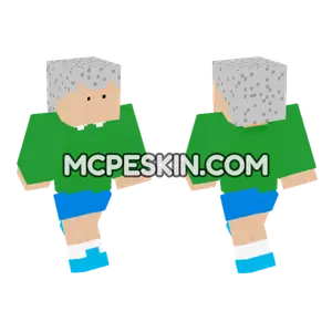 Masao Green Outfit Minecraft Bedrock skin