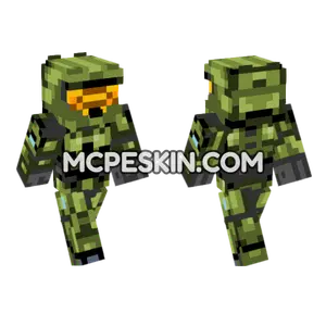 Master Chief Minecraft Bedrock skin
