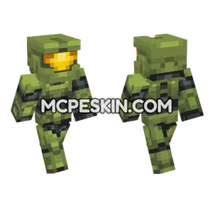 Master Chief Armor Minecraft Bedrock skin