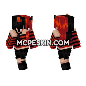 Max Red And Black Minecraft Bedrock skin