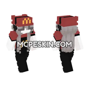 McDonalds Crew Member Minecraft Bedrock skin