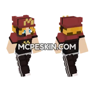 McDonalds Girl Uniform Minecraft Bedrock skin