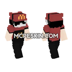 McDonalds Uniform Minecraft Bedrock skin