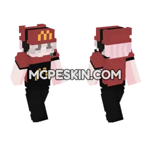 McDonalds Uniform Minecraft Bedrock skin