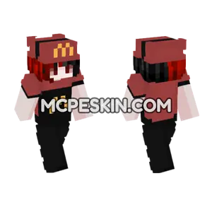McDonalds Uniform Minecraft Bedrock skin