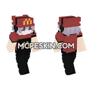 McDonalds Uniform Minecraft Bedrock skin