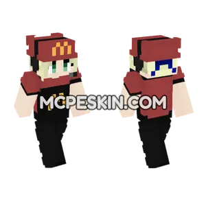 McDonalds Worker Alex Minecraft Bedrock skin