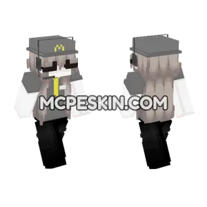 McDonalds Worker Blonde Minecraft Bedrock skin