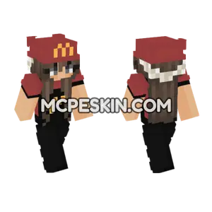 McDonalds Worker Girl Minecraft Bedrock skin