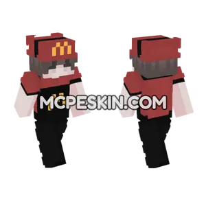 McDonalds Worker Skin Minecraft Bedrock skin