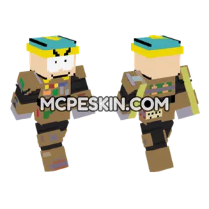 Mech Cartman Minecraft Bedrock skin