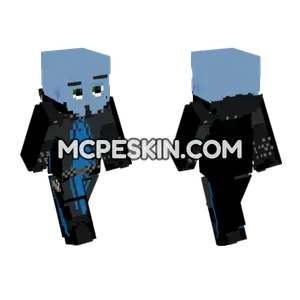 Megamind Blue Suit Minecraft Bedrock skin