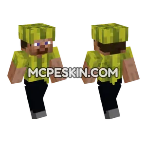 Melon Head Skin Minecraft Bedrock skin