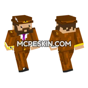 Meriff Fatman Cowboy Minecraft Bedrock skin