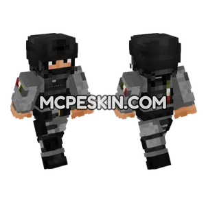 Mexican National Guard Soldier Minecraft Bedrock skin