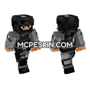 Mexican National Guard Soldier Minecraft Bedrock skin